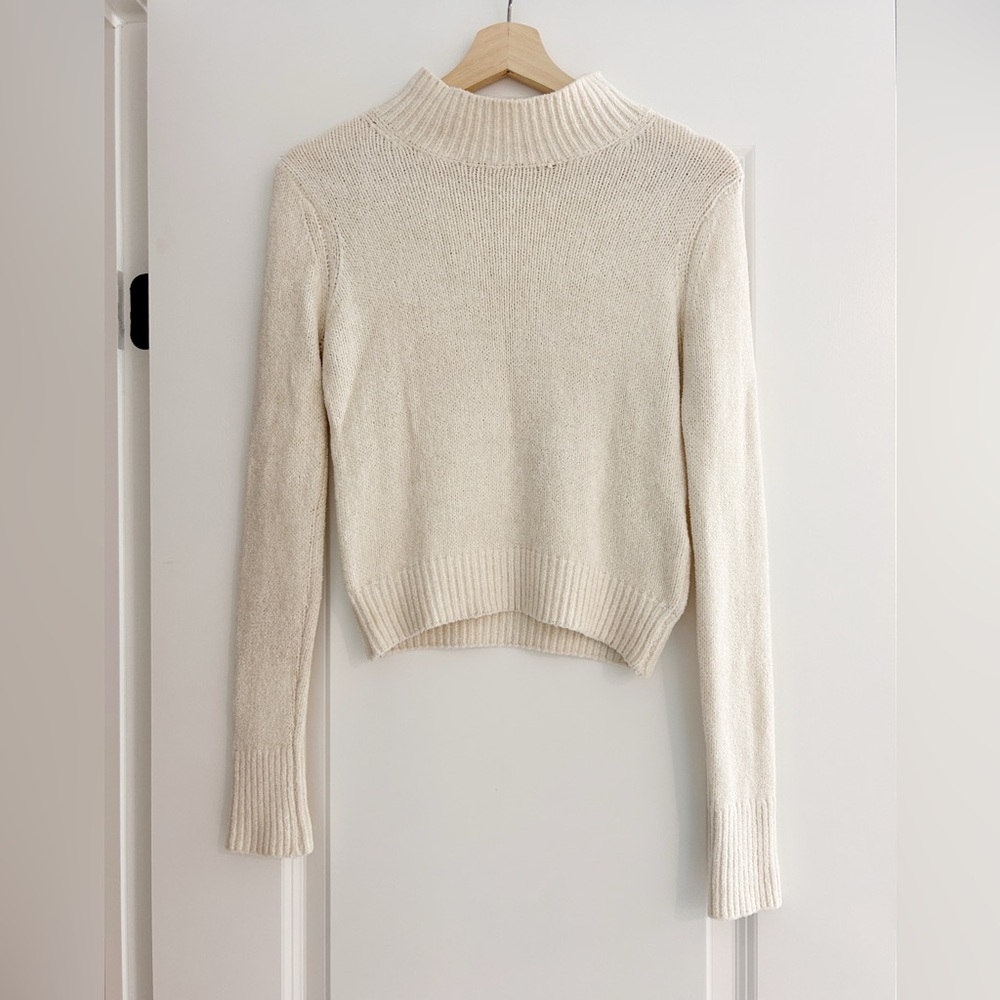 Aritzia Wilfred | Corteta Mockneck | Chenille Sweater | XS